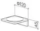 DORNBRACHT Seifenhalter , Wandmodell SERIENSPEZIFISCH 83410780 Platin, 83410780-08 Galeriebild 3